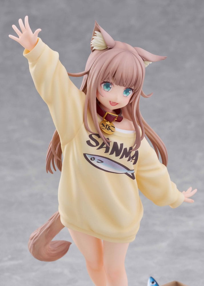 My Cat Is a Kawaii Girl Statue 1/6 Kinako Play With Ver. AmiAmi Limited Edition 21 cm