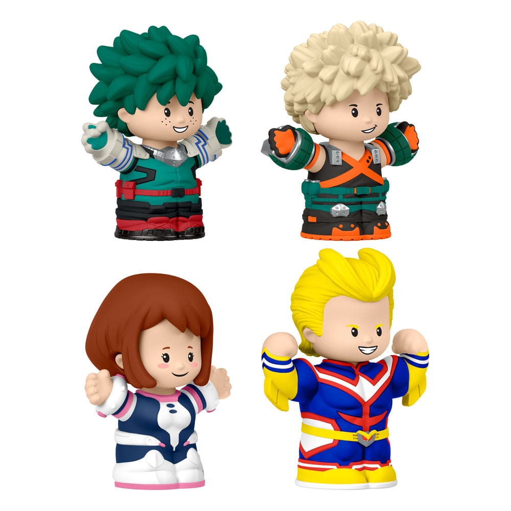 My Hero Academia Fisher-Price Little People Collector Mini Figures 4-Pack 7 cm