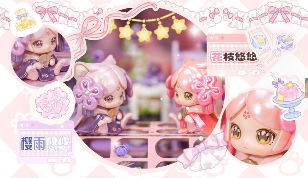 Original Character Trading Figures Cat Nizizi-Kitten Agency 7 cm Assortment (8)