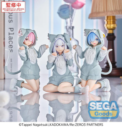 Re:Zero Starting Life in Another World Yumemirize PVC Statue Ram Mofumofu Pack 11 cm
