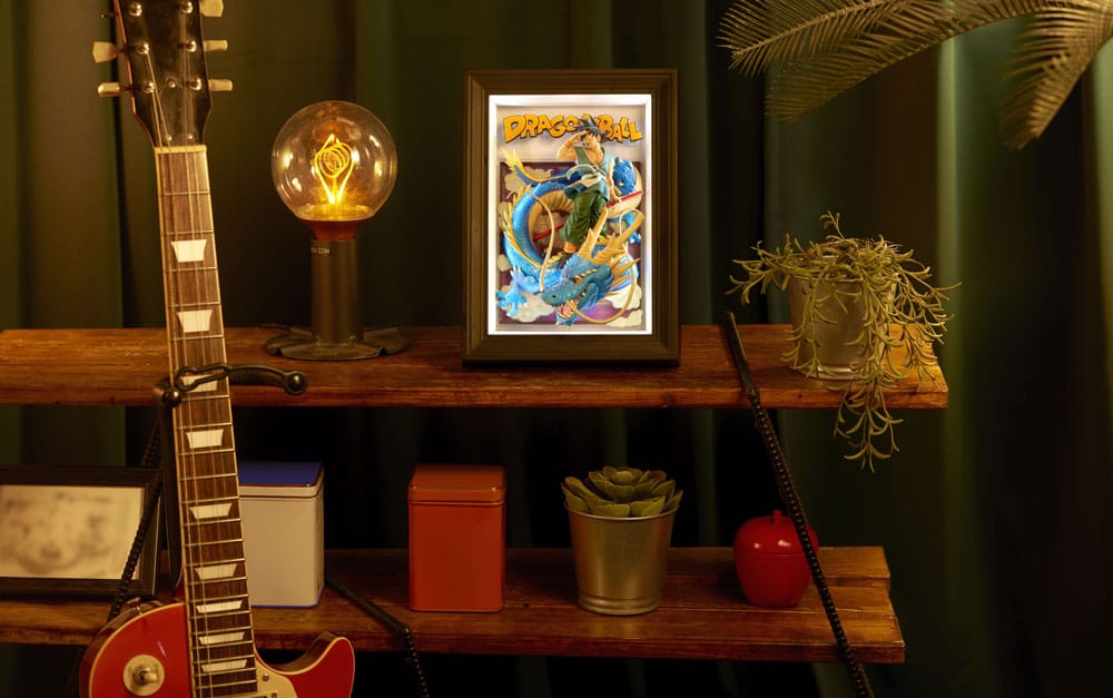 Dragon Ball Z Tamashii Art 3D Relief Picture Son Goku & Dragon 27 cm