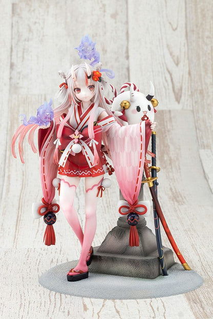 Hololive Production PVC Statue 1/7 Nakiri Ayame Shrine Maiden Fortune Outfit Ver. 26 cm