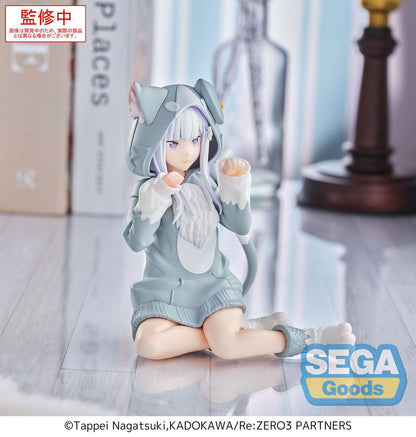 Re:Zero Starting Life in Another World Yumemirize PVC Statue Emilia Mofumofu Pack 11 cm