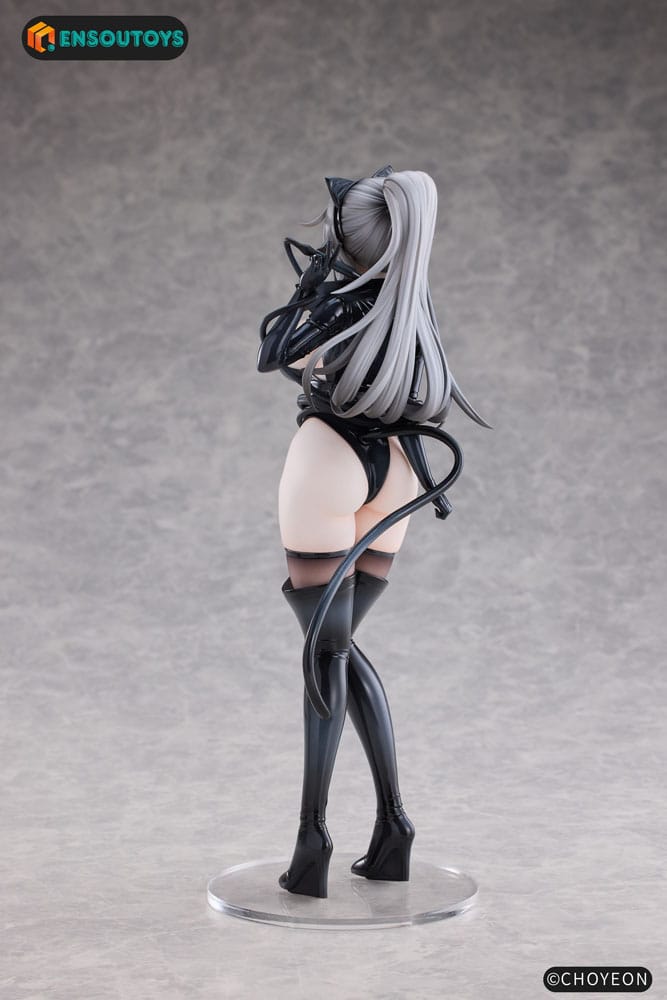 K Pring Original Character Statue 1/6 Cat Woman Happy-chan Different Color Edition 27 cm