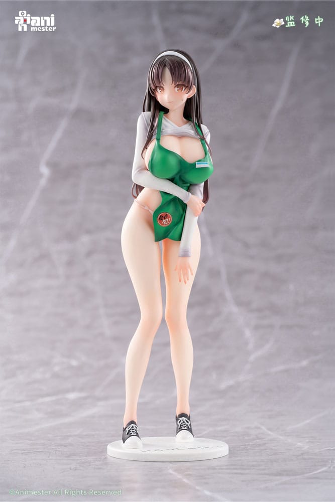 Original Character Statue 1/6 First Business! Mari Hanamiya the Gentle Shop Assistant illustration by POPQN 28 cm