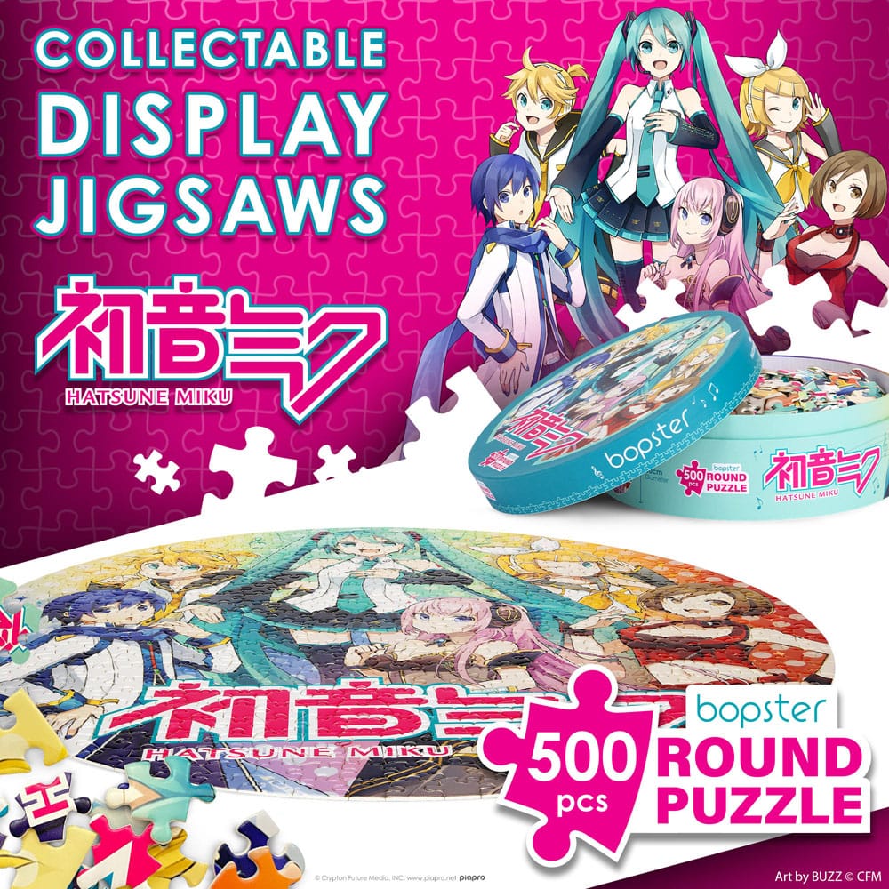 Hatsune Miku Jigsaw Puzzle Round 500 pieces