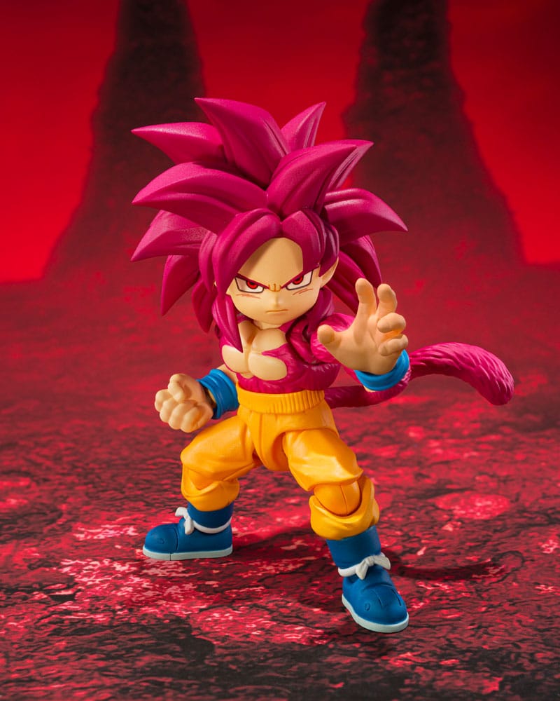 Dragon Ball Daima S.H.Figuarts Action Figure Super Saiyan Level 4 Son Goku (mini) 8 cm