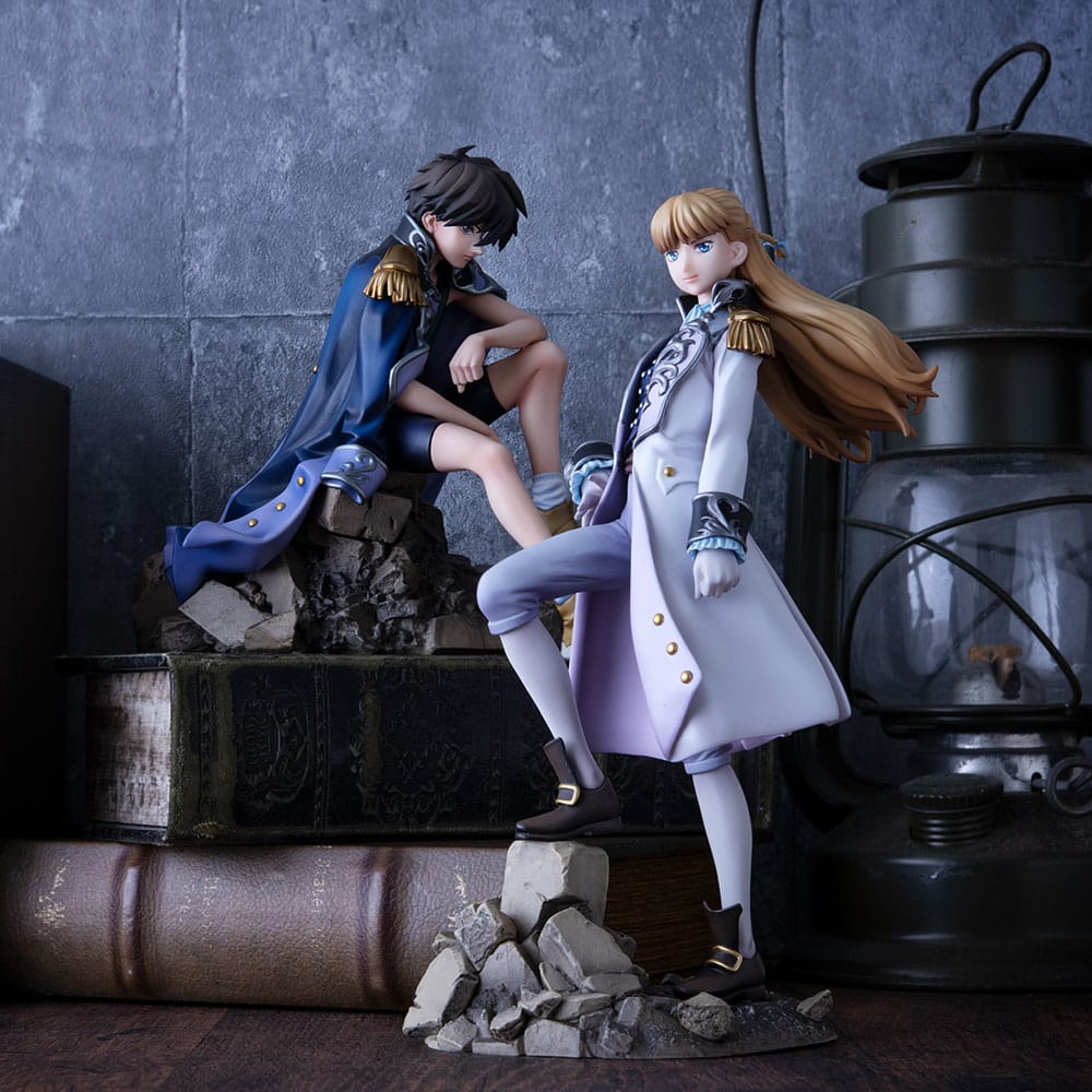 Mobile Suit Gundam Wing Alpha x Omega PVC Statue 1/8 Heero Yuy & Relena Peacecraft Set 30th Anniversary Repaint Ver. 14 cm