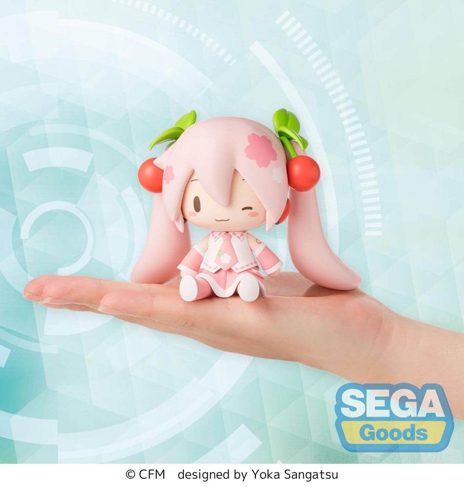 Character Vocal Series 01: Hatsune Miku Fuwa Petit Chibi Figure Sakura Miku 8 cm