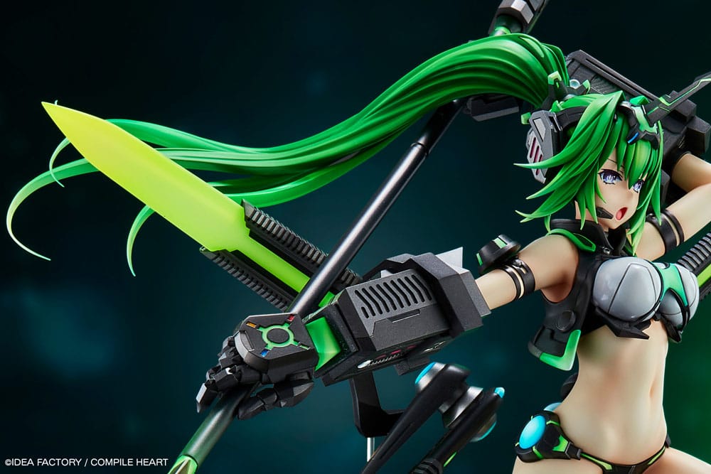 New Dimension Game Neptunia VII PVC Statue 1/7 Next Green Limited Edition 38 cm