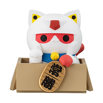Mobile Suit Gundam Mega Cat Project Trading Figure Cats Luckycat 6 cm Blind Box Assortment (6) (with gift)