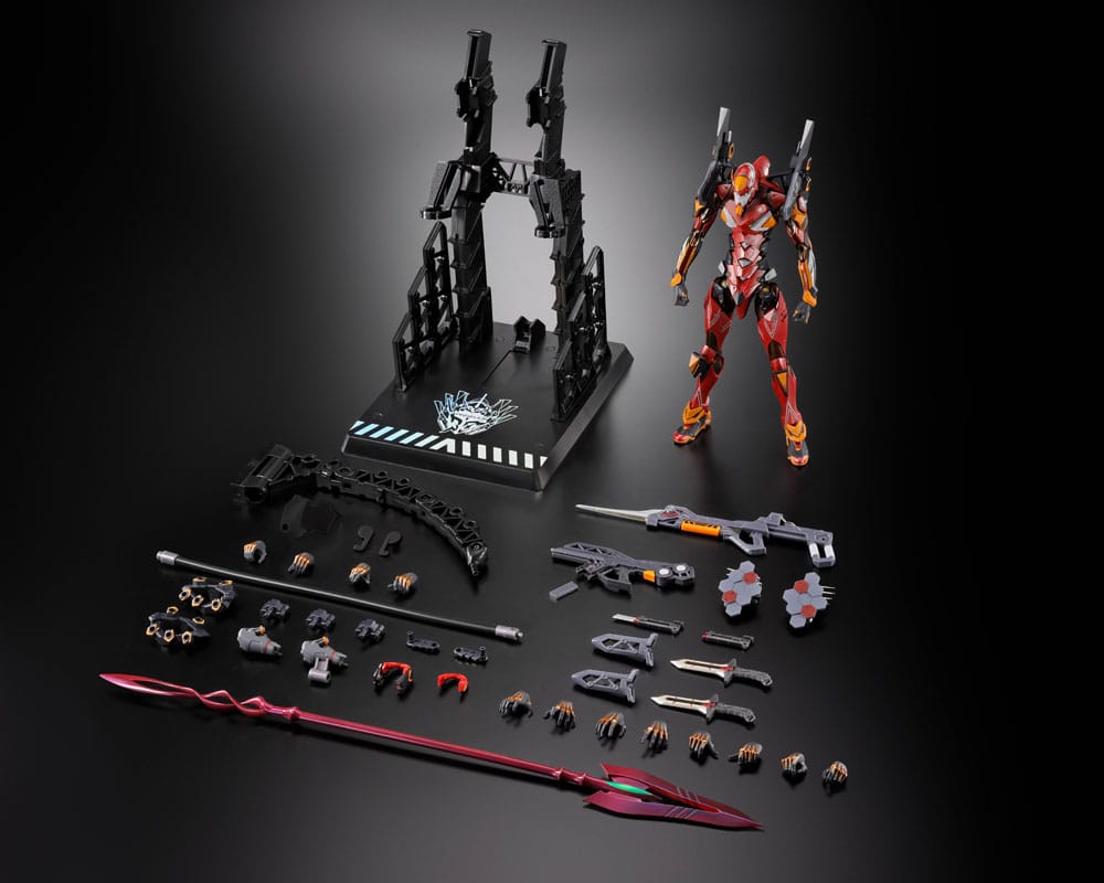 Neon Genesis Evangelion Metal Build Action Figure Eva Production Model-02 30th with the Spear of Cassius 22 cm