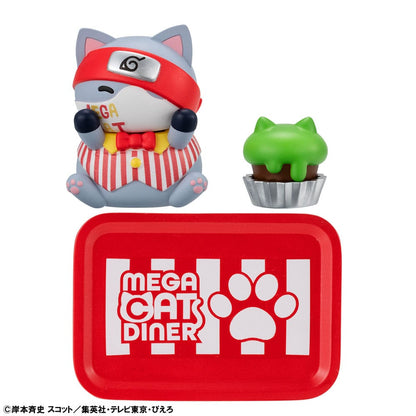 Naruto Shippuden Mega Cat Project Nyaruto! Trading Figures Mega Cat Diner 3 cm Assortment (6)