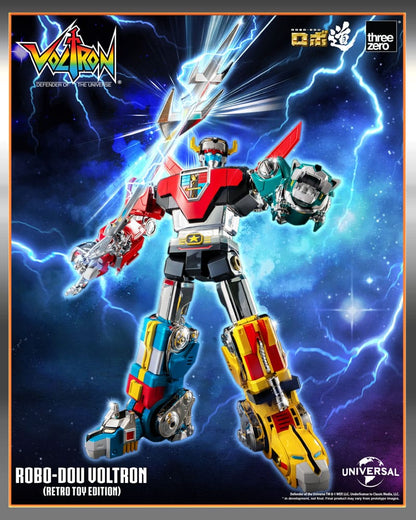 Voltron: Defender of the Universe Robo-Dou Action Figure Voltron Retro Toy Edition 27 cm