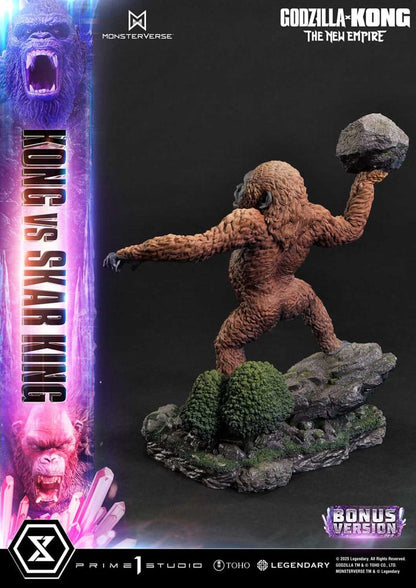 Godzilla x Kong: The New Empire Ultimate Diorama Masterline Series Statue Kong vs Skar King Bonus Version 104 cm