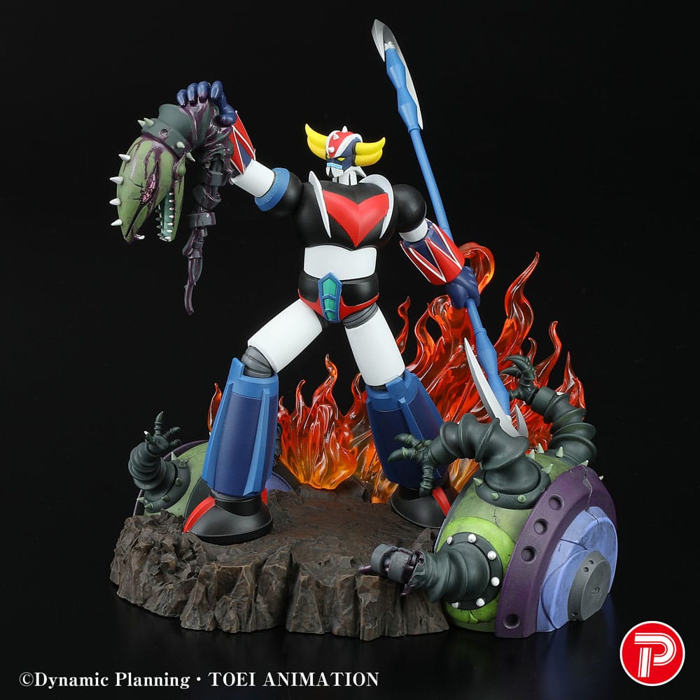 Grendizer Scene Selection 01 PVC Statue Grendizer a cry of Victory 14 cm