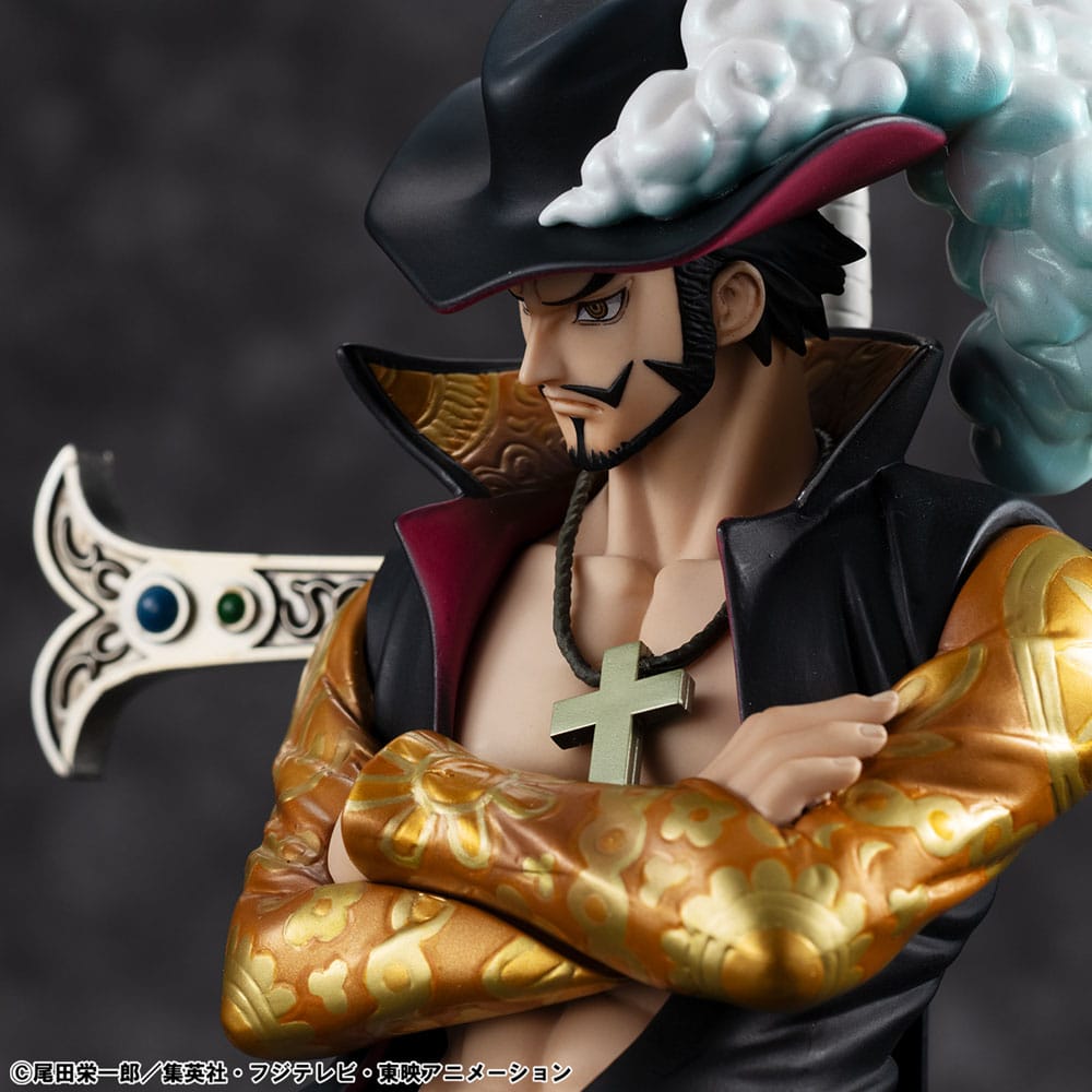 One Piece P.O.P SA-MAXIMUM PVC Statue Hawk Eye Dracule Mihawk Ver. R 29 cm