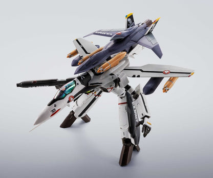 Macross 7 Hi-Metal R Action Figure VF-0S Phoenix (Roy Focker Use) & QF-2200D-B Ghost Set 14 cm