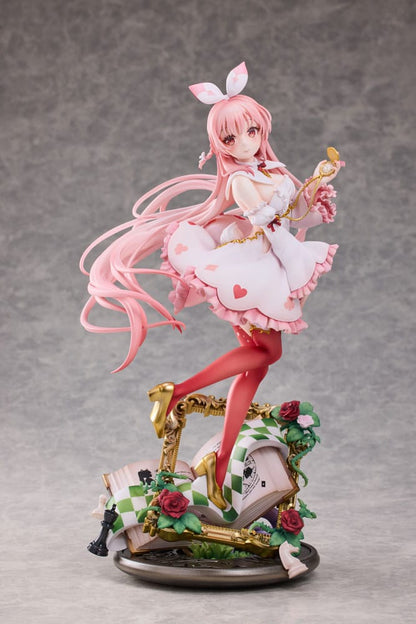 Original Character PVC Statue 1/7 White Rabbit Rosu Wonderland Ver. Illustrated by Rosuuri 29 cm