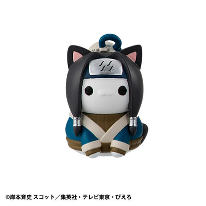 Naruto Shippuden Mega Cat Project Nyaruto! Trading Figures Come here Sasuke-kun 3 cm Assortment (8)