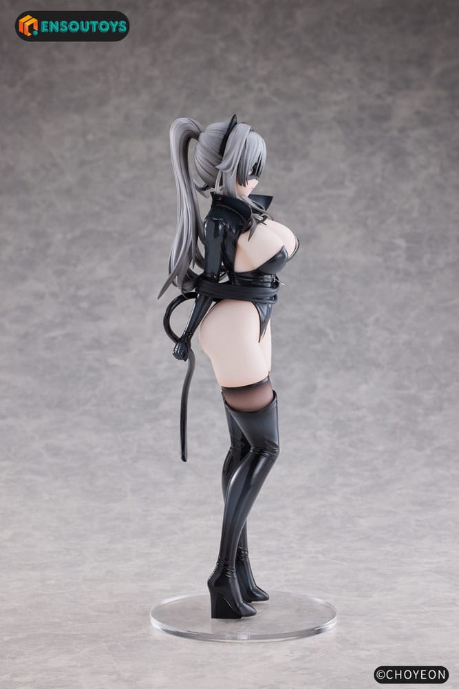 K Pring Original Character Statue 1/6 Cat Woman Happy-chan Different Color Edition 27 cm