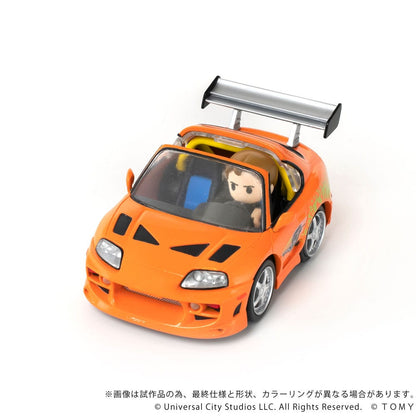 Fast & Furious Q-Village Vehicle with mini-figure Toyota Supra JZA80 9 cm