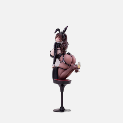 Original Character PVC Statue 1/6 Champagne and Bunny Girl Rose Black Stocking Ver. 31 cm