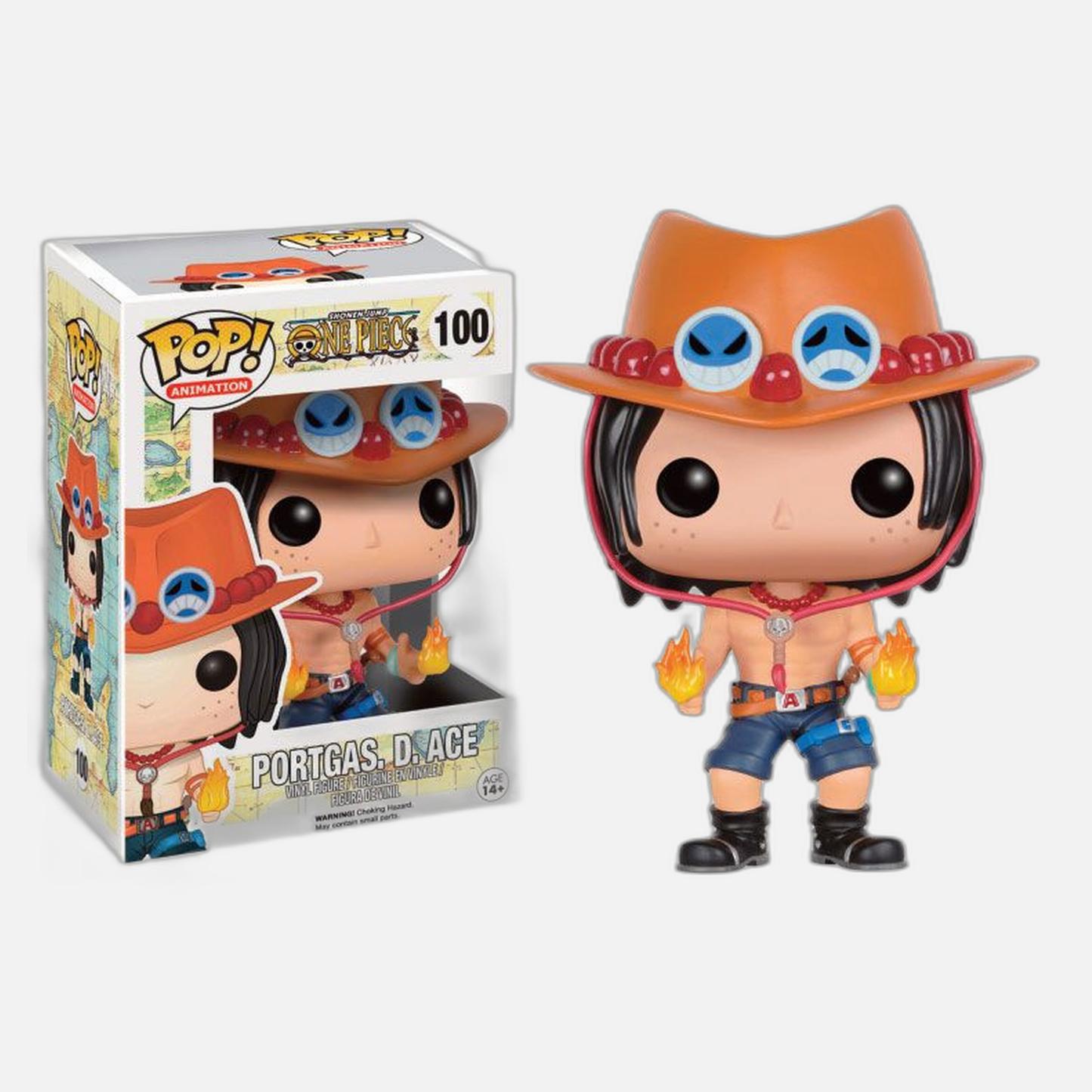 One Piece POP! Television Vinyl Figure Portgas D. Ace 9 cm