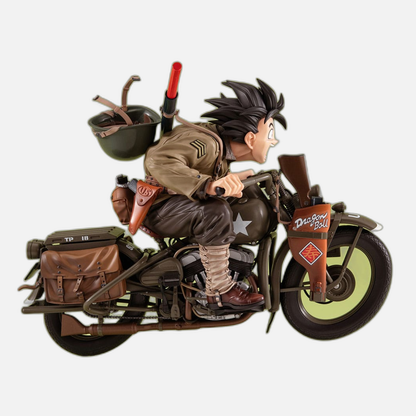 Dragonball Z 05 Desktop Real McCoy PVC Diorama Son Goku & Bike 18 cm