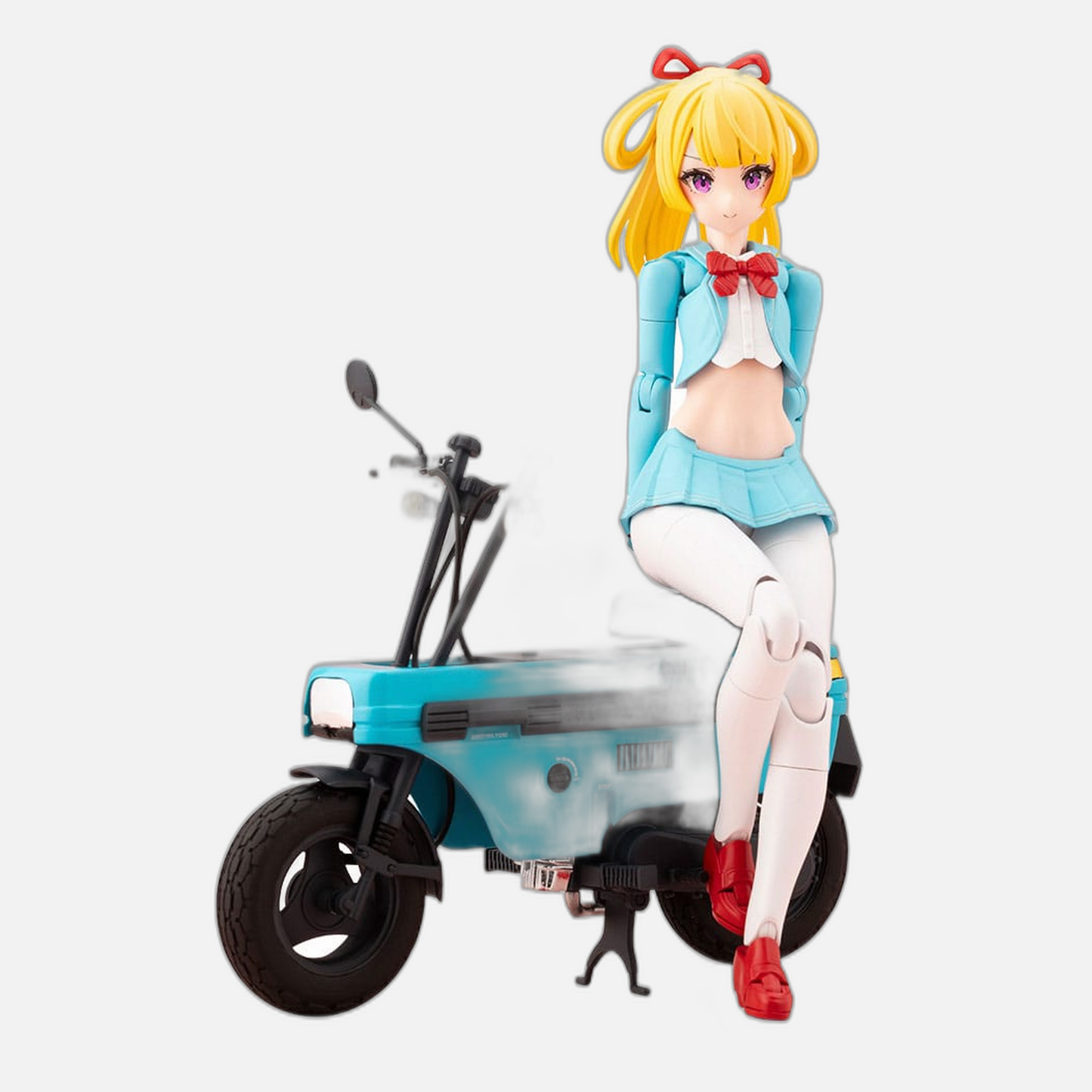 Megami Device Buster Doll Series Plastic Model Kit 1/1 Knight Alice with Honda AB12 Motocompo 15 cm