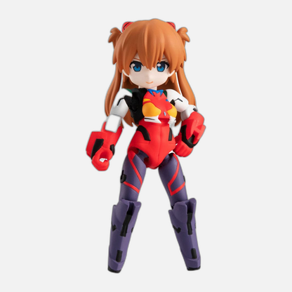 Evangelion Desktop Army Figures Shikinami Asuka Langley & Evangelion 2 8 - 15 cm