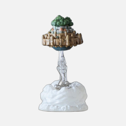 Castle in the Sky Statue Magnet Flying Castle 13 cm