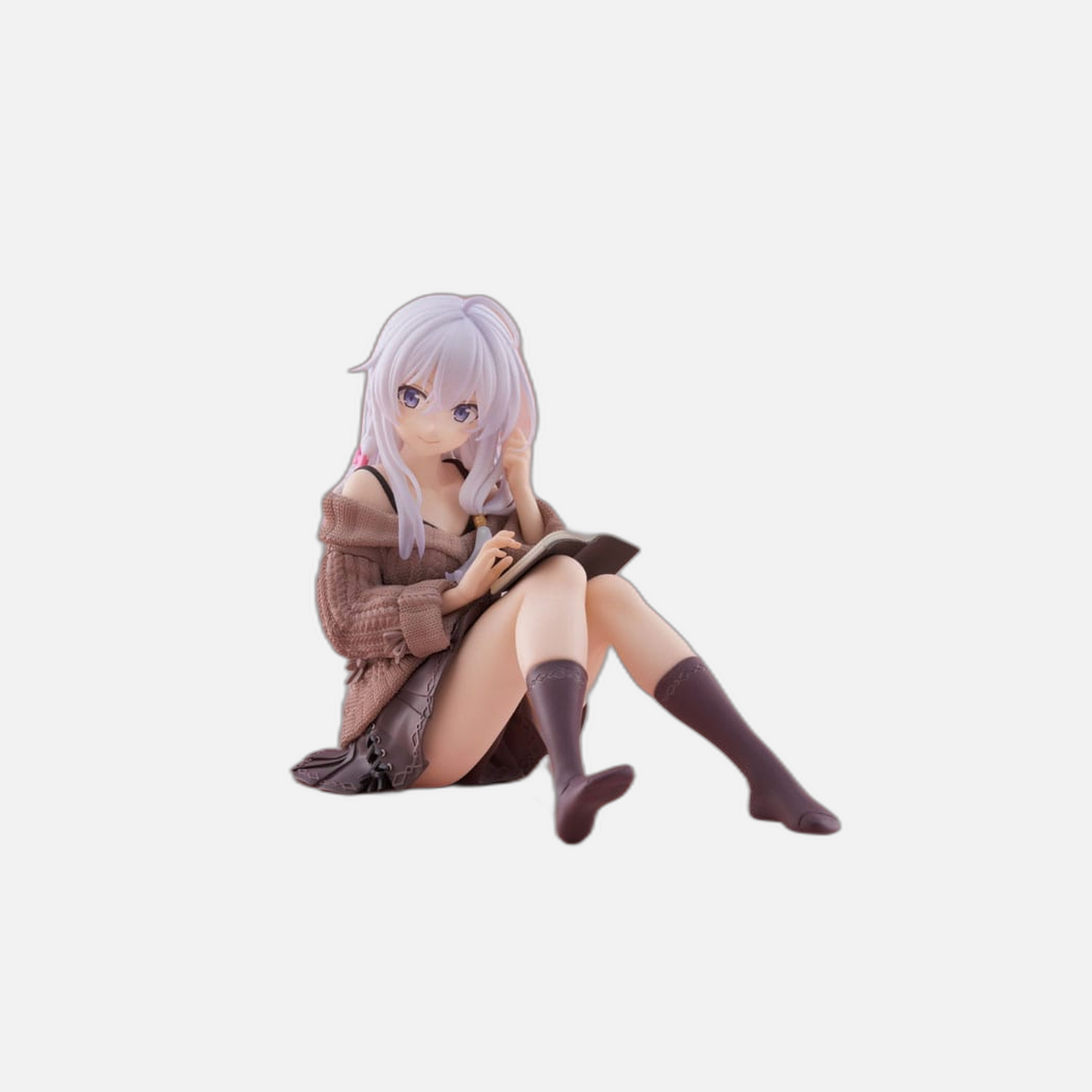 Wandering Witch: The Journey of Elaina PVC Statue Desktop Cute Figure Elaina Casual Clothes Ver. 13 cm