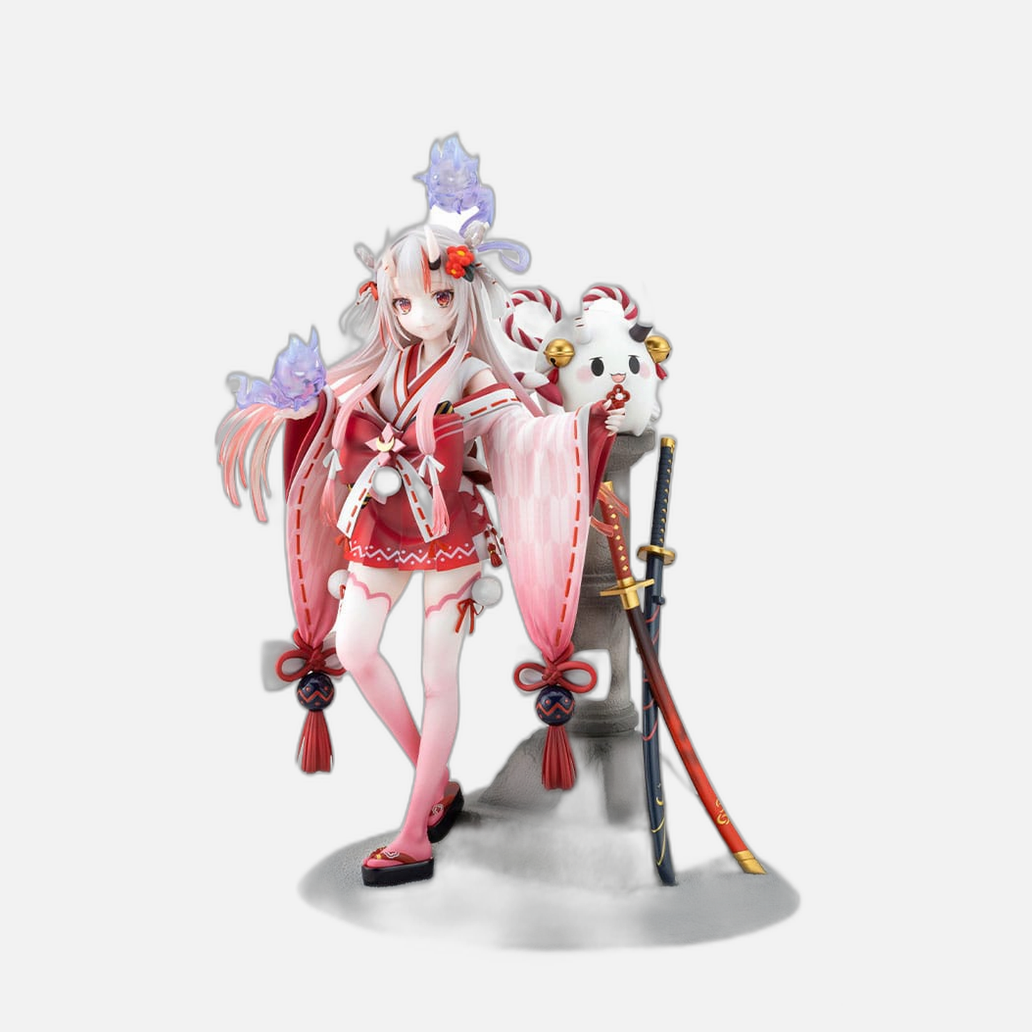 Hololive Production PVC Statue 1/7 Nakiri Ayame Shrine Maiden Fortune Outfit Ver. 26 cm