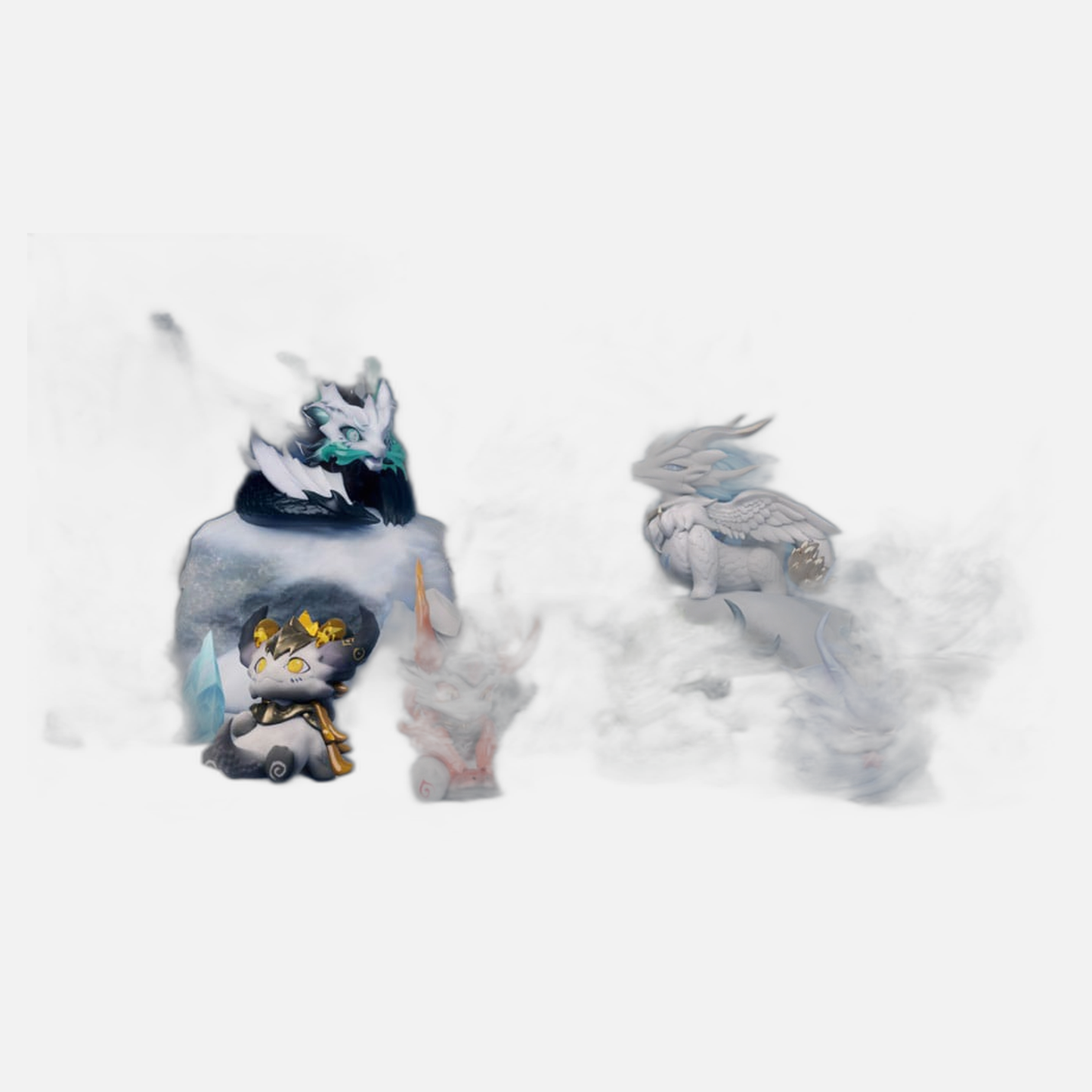 Original Character Trading Figures Party with Dragons Together with Loong 10 cm Assortment (8)