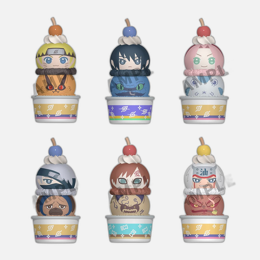 Naruto Shippuden Tsumichen Stack up & Change Trading Figure 6-Pack 8 cm (with gift)