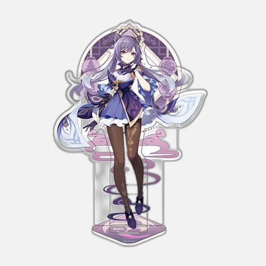 Genshin Impact Liyue Theme Series Character Acrylic Figure Keqing 14 cm