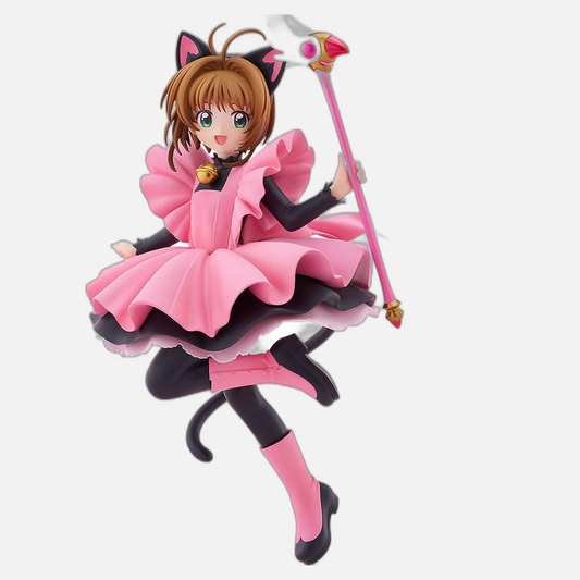 Cardcaptor Sakura Pop Up Parade PVC Statue Sakura Kinomoto: Black Cat Costume Ver. L Size 22 cm