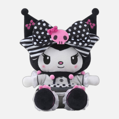 Sanrio Pink Black Party Series Plush Figure Kuromi M 17 cm