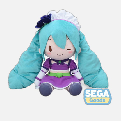 Character Vocal Series 01: Hatsune Miku Fuwa Petit Plush Figure Hatsune Miku x Love and Berry Dress Up and Dance! Sparkly Purple 40 cm