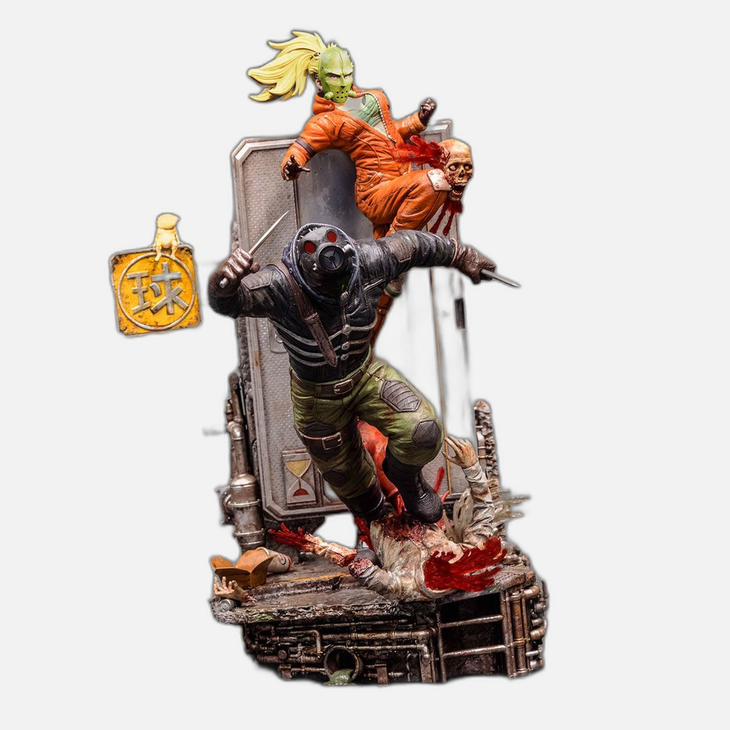 Dorohedoro Elite FigumiZ Diorama 1/8 Caiman & Nikaido 37 cm