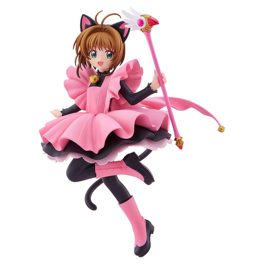 Cardcaptor Sakura Pop Up Parade PVC Statue Sakura Kinomoto: Black Cat Costume Ver. L Size 22 cm