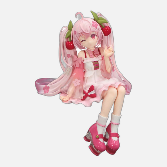 Hatsune Miku Noodle Stopper PVC Statue Sakura Miku 2025 Wink Ver. 14 cm