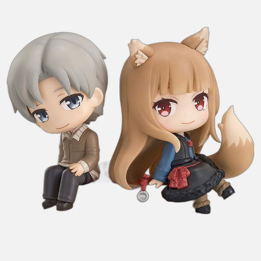 Spice and Wolf: Merchant Meets the Wise Wolf Mini Memory Mini Figure Lawrence & Holo 8 cm