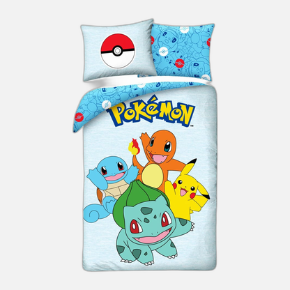 Pokémon Duvet Set Ver. 6 140 x 200 cm / 70 x 90 cm