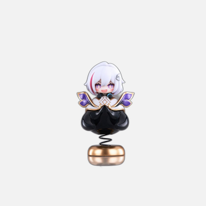 Honkai: Star Rail PVC Statue Hu Tao Chibi Topaz & Numby Chibi Chara Yurayura Stand 10 cm