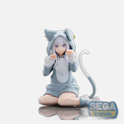 Re:Zero Starting Life in Another World Yumemirize PVC Statue Emilia Mofumofu Pack 11 cm