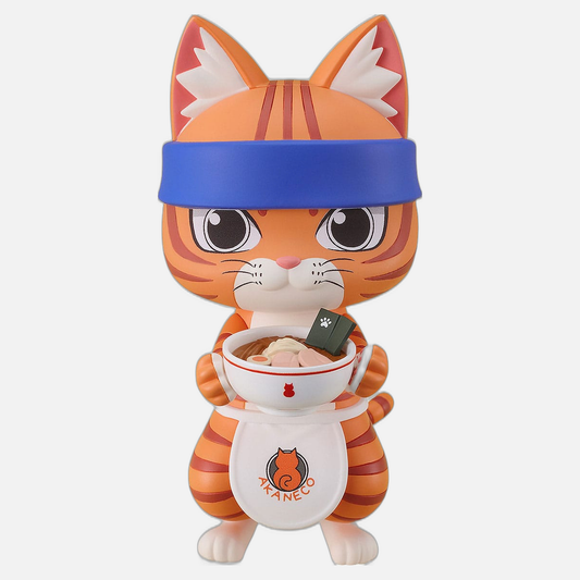 Red Cat Ramen Nendoroid Action Figure Bunzo 10 cm