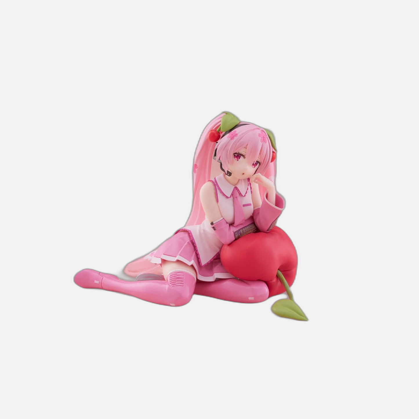 Hatsune Miku PVC Statue Desktop Cute Figure Sakura Miku Cherry Cushion Ver. 13 cm