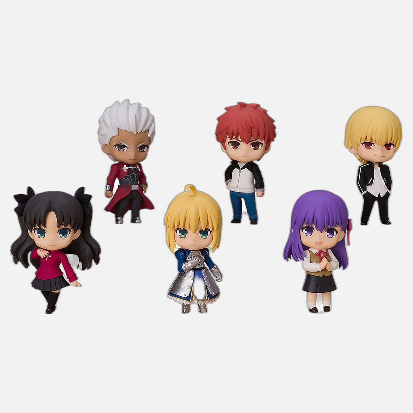 Fate/Stay Night Nendoroid Surprise Minifigures 7 cm Heroes vs Villains Display (6)